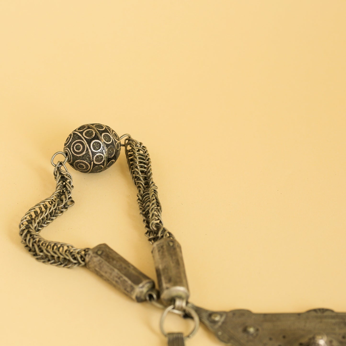 Silver Purple Berber Fibula