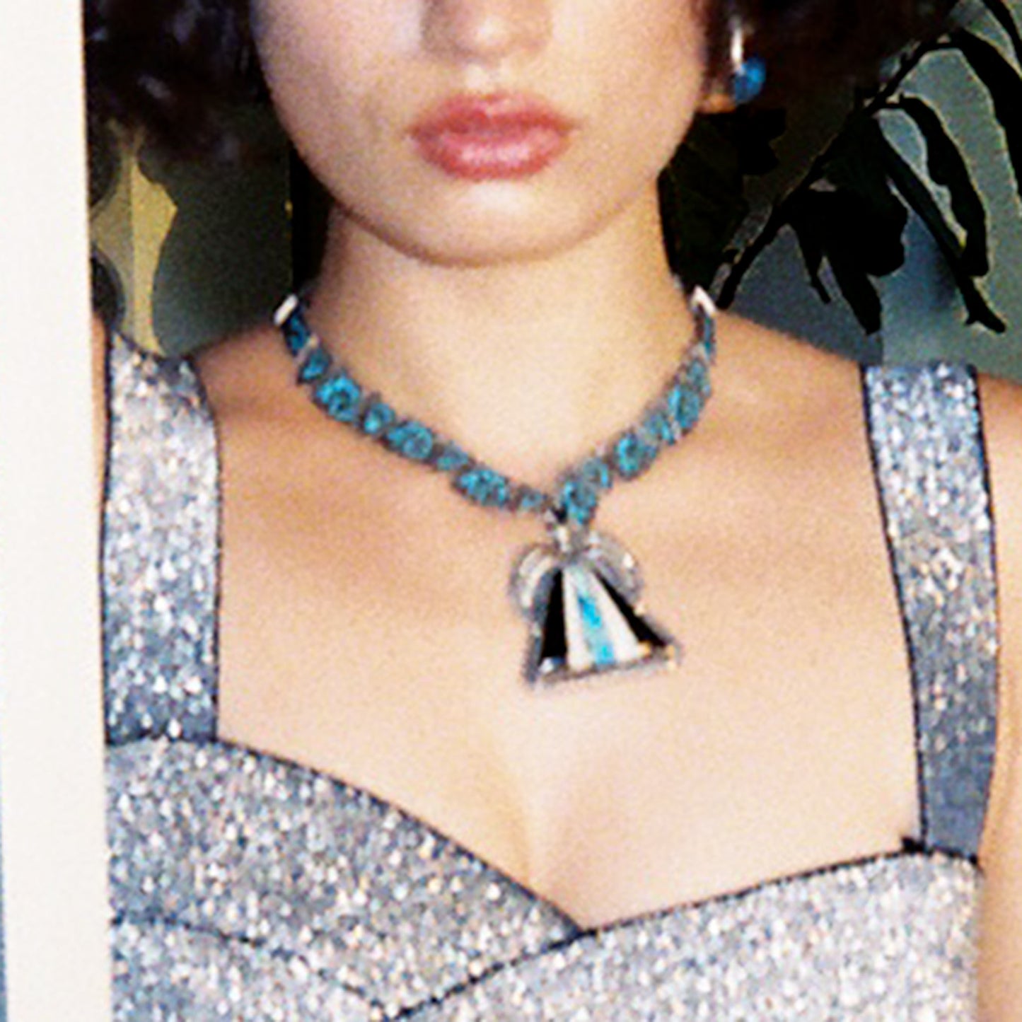 Mexican Turquoise Collar Necklace