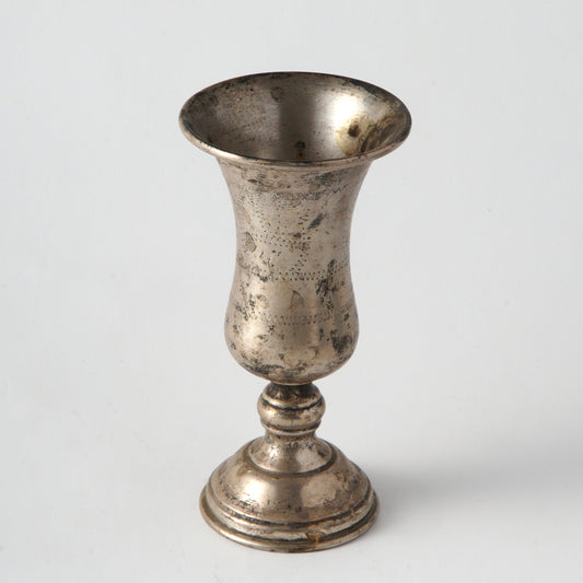 A silver Kiddush cup sterling silver