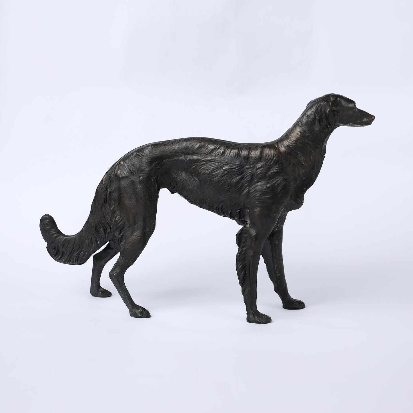 Bronze Statue Of A Ghost Dog (Sighthound )