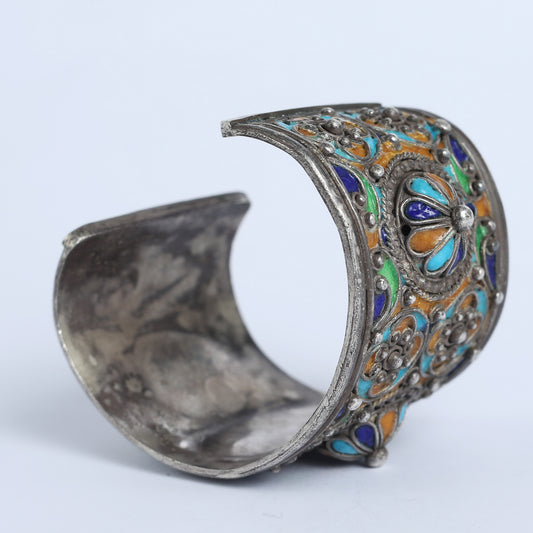 Andalus Silver Cuff Bracelet, Spain.