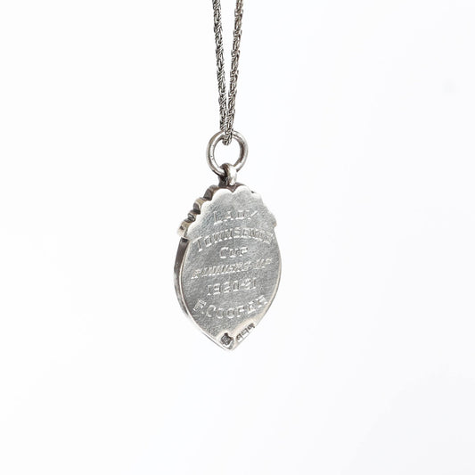 vintage sports medal - made of sterling silver 925