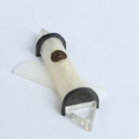Pearl coluored Mezuzah