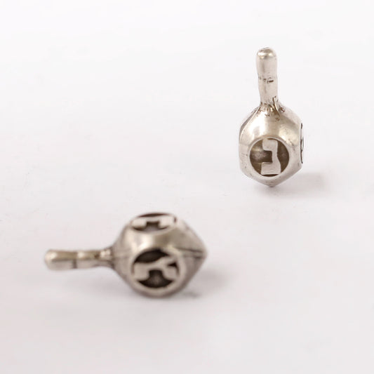 spinning top made of silver 925o