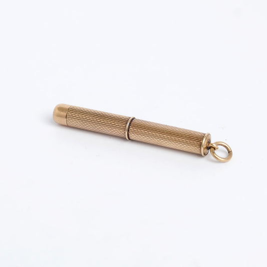 Quality 9ct Gold Cigar Piercer pendant By Cohen & Charles