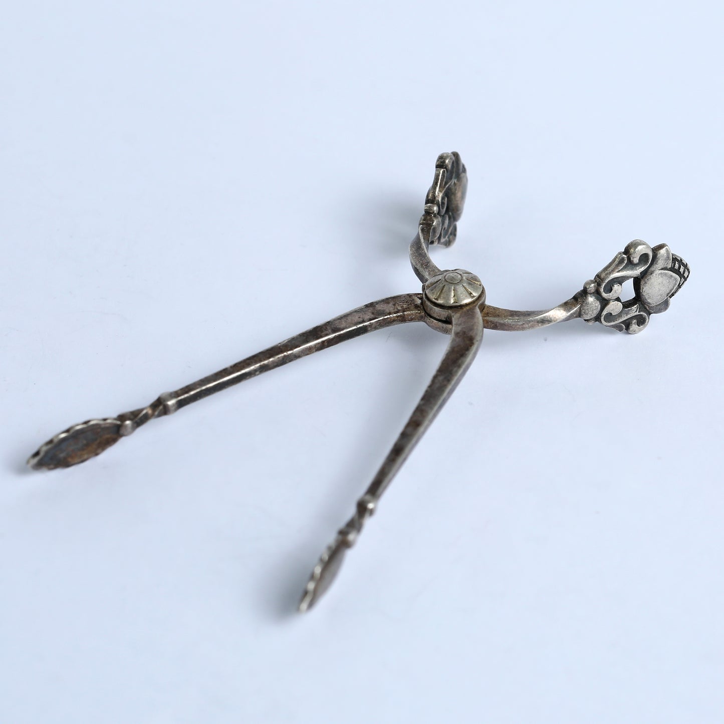 Silver European Tongs