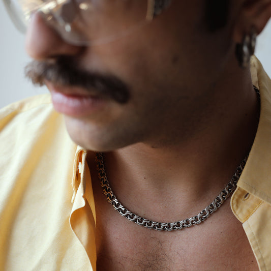 one of a kind 925 Silver Bismarck Chain
