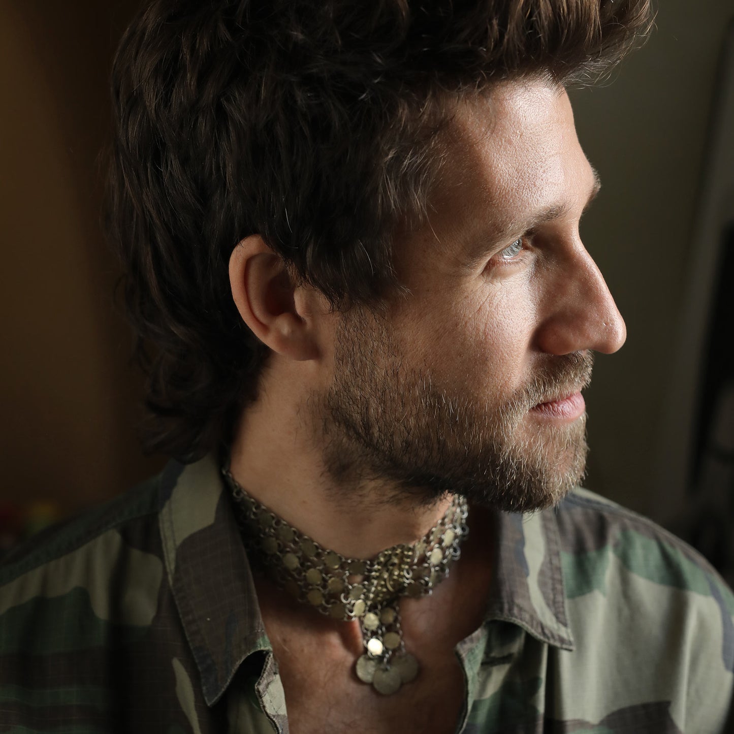 Bizantine Silver Choker Necklace, Yemen