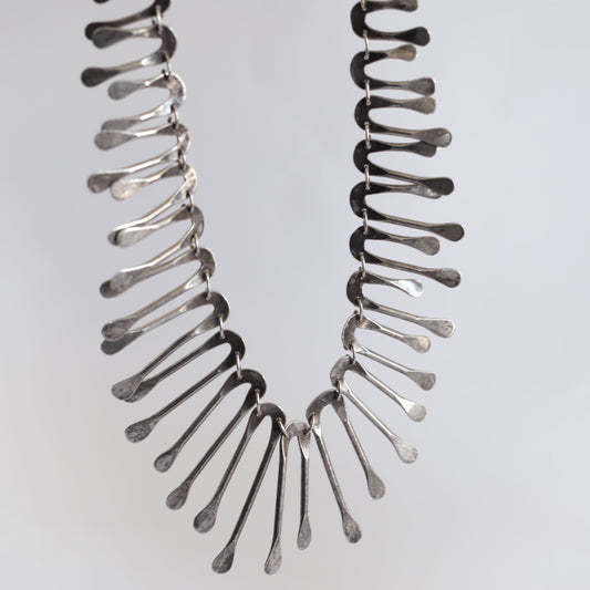 unisex Handmade pure silver charms necklace made in Israel