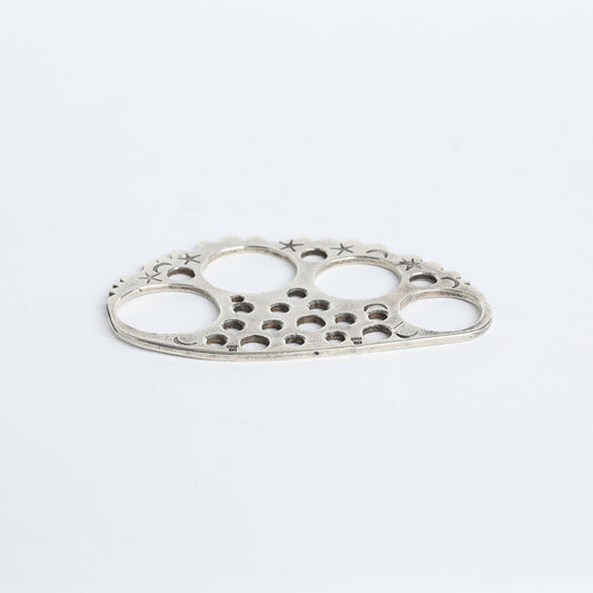 Artistic 925 Sterling Silver Knuckle Duster – One of a Kind