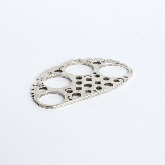 Artistic 925 Sterling Silver Knuckle Duster – One of a Kind