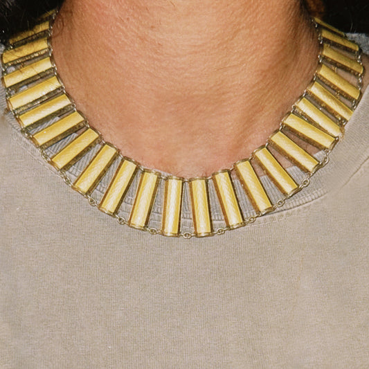 Vintage Danish Enamel Necklace, 1950s–60s – Signed Artist Piece | One of a Kind