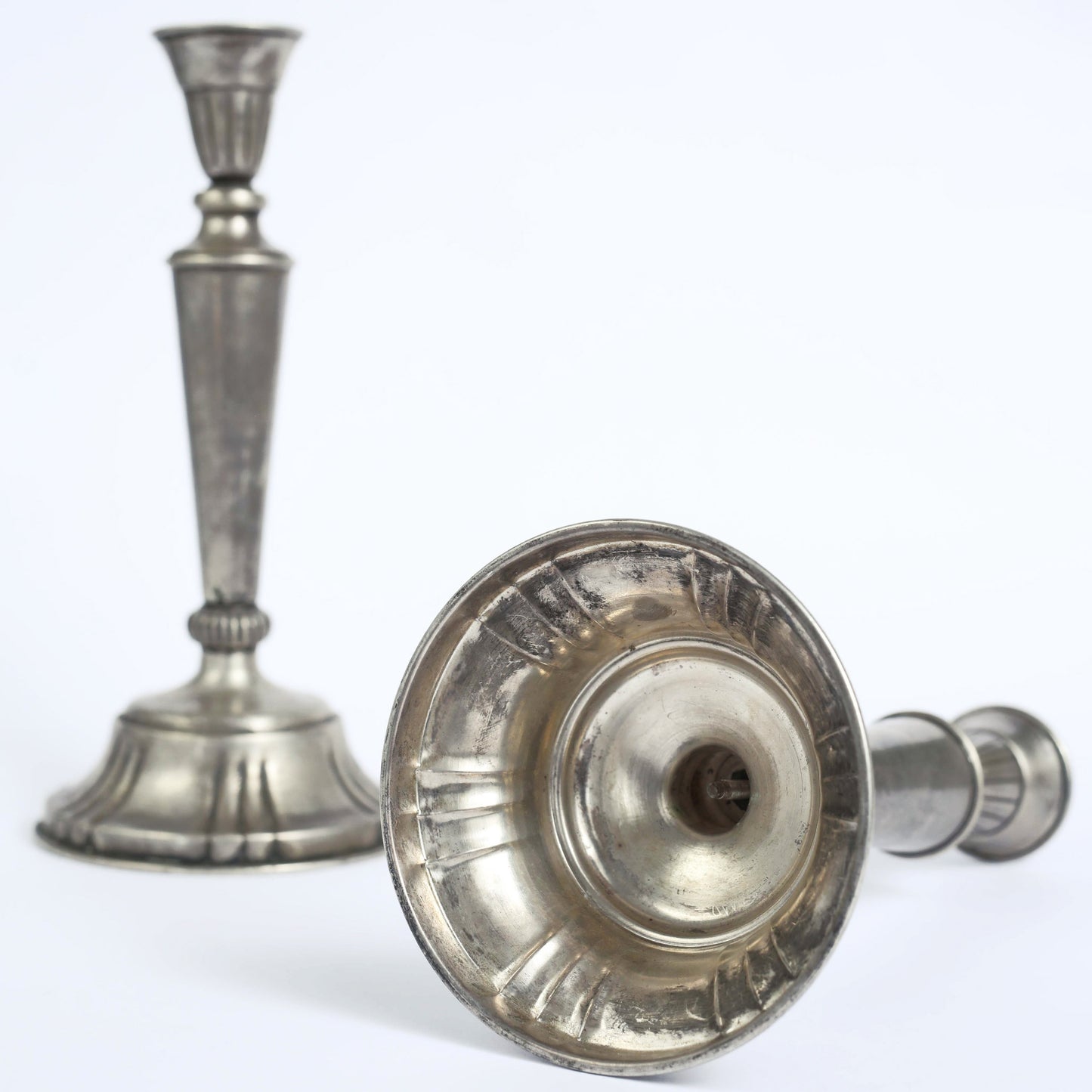 European Shabbat Candleholders