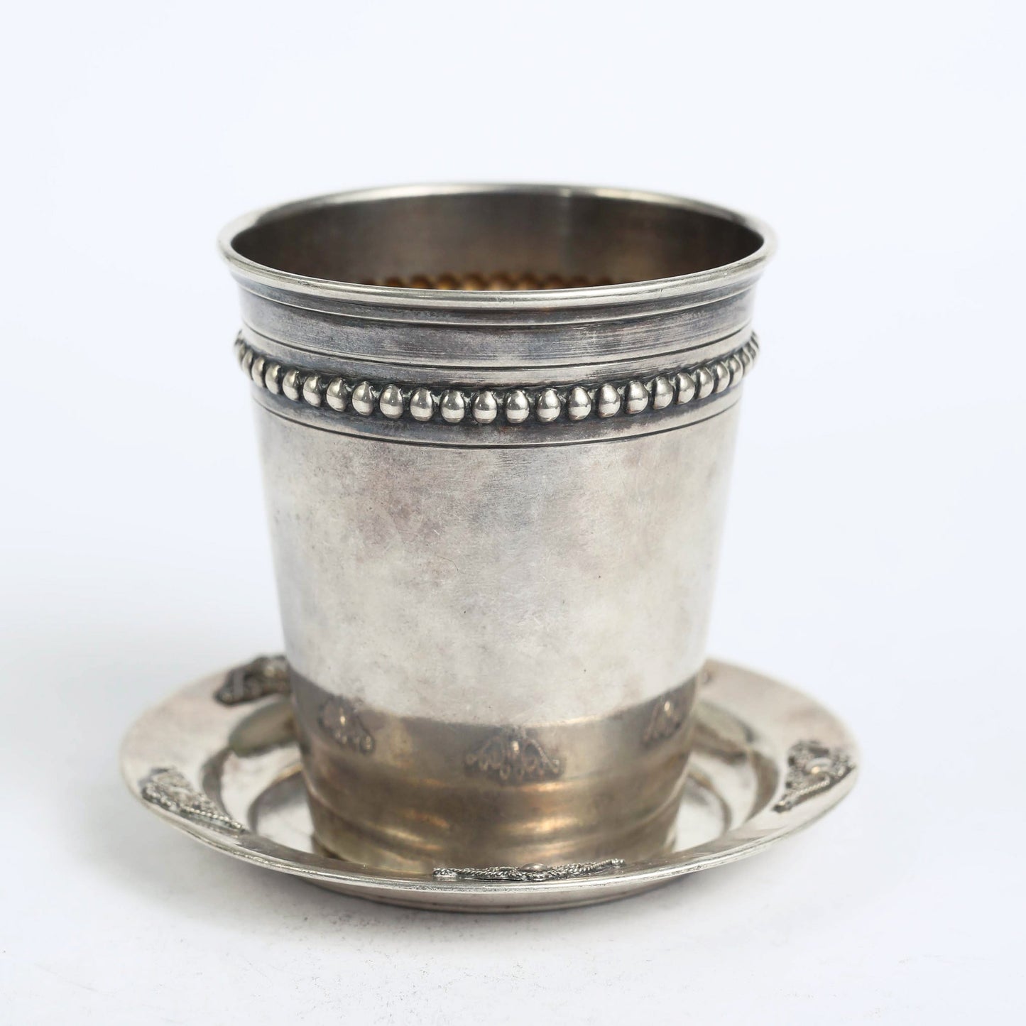 Silver Round Kiddush Cup