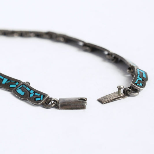 Mexican Turquoise Collar Necklace