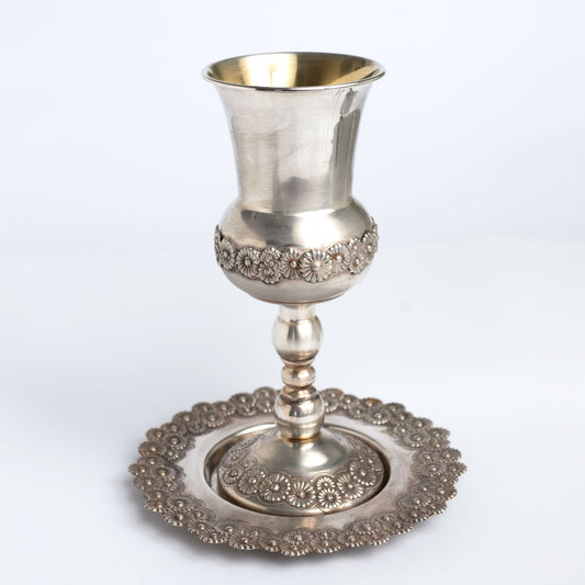 A huge kiddish cup made from silver 925