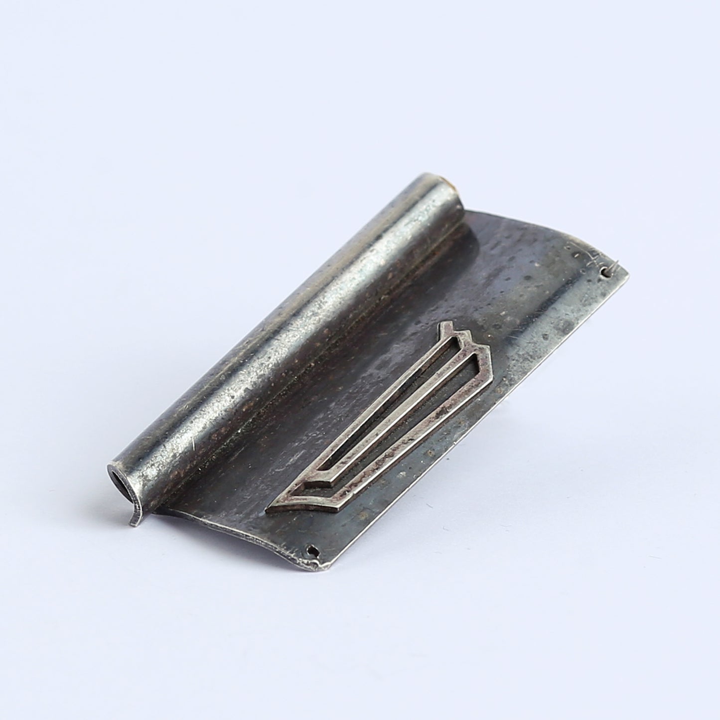 Silver Spiral Mezuzah