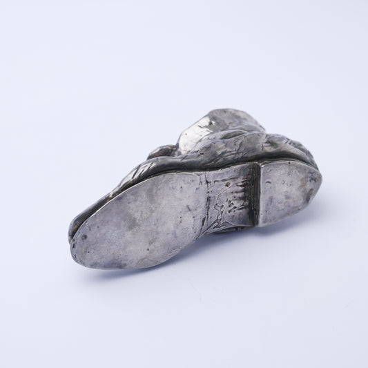 Vintage Silver-Plated Boot Trinket Holder
