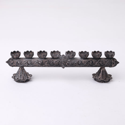 Convertible Filigree Menorah & Shabbat Candlesticks