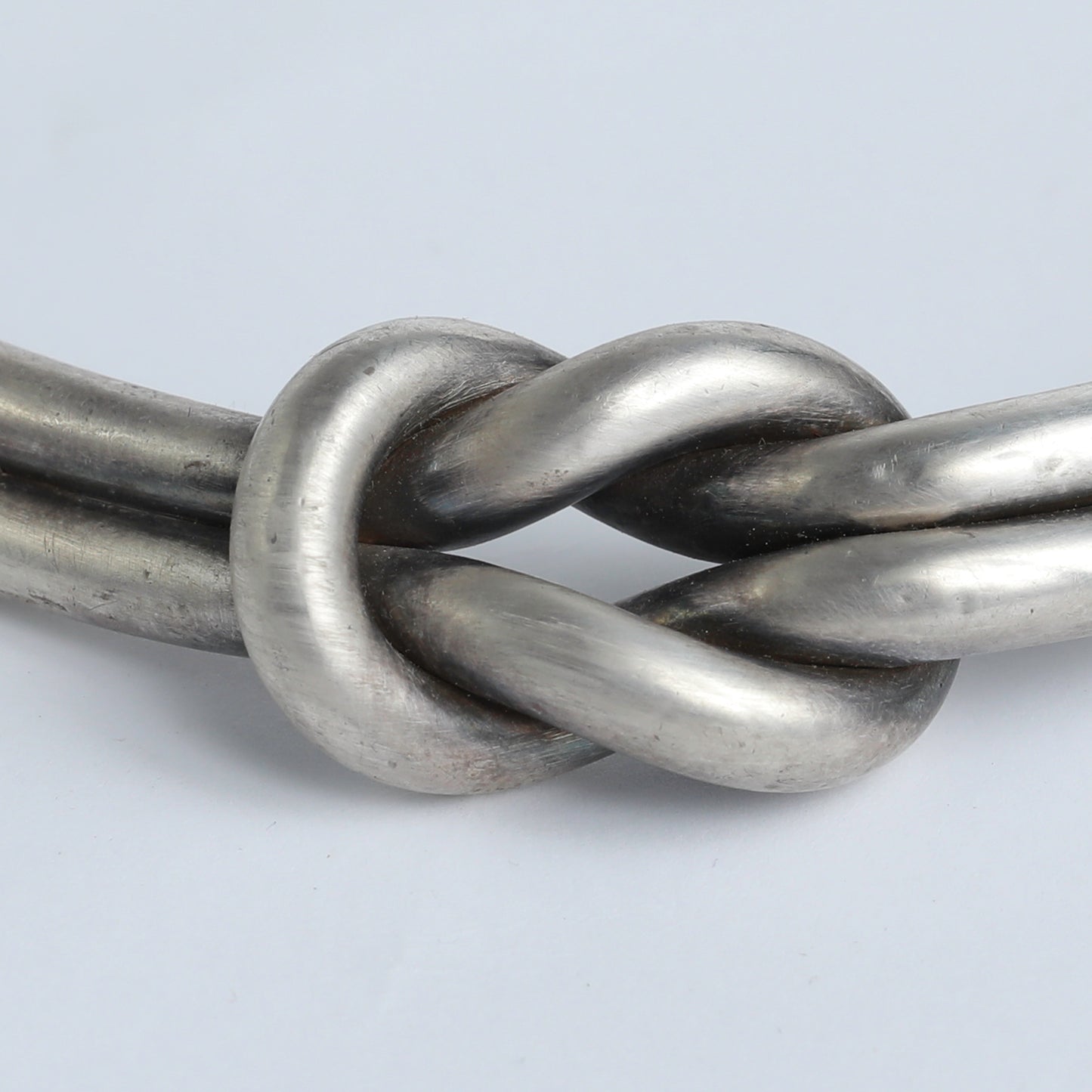 Silver Knot Collar Necklace