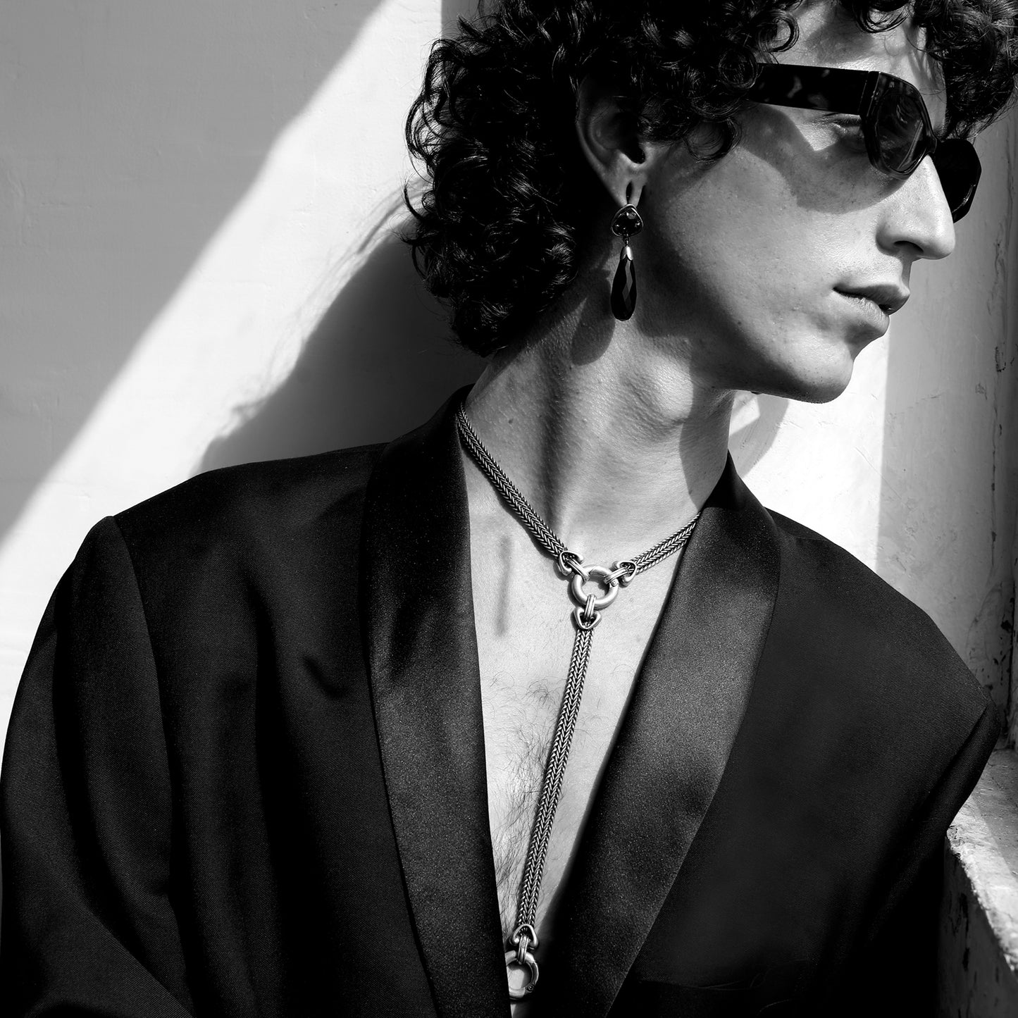 Versatile 1980s Silver Jewelry: Transformable Bracelet and Necklace Set