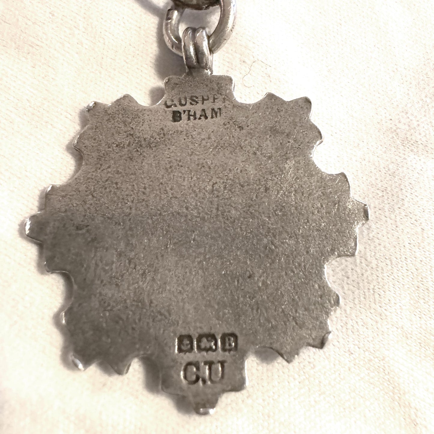 Vintage Sterling Silver Double Albert Chain From Birmingham