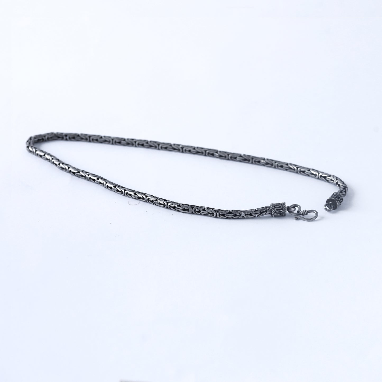 One-of-a-Kind Vintage Elegance: The Sterling Silver Byzantine  unisex Necklace by Suarti from the 70s