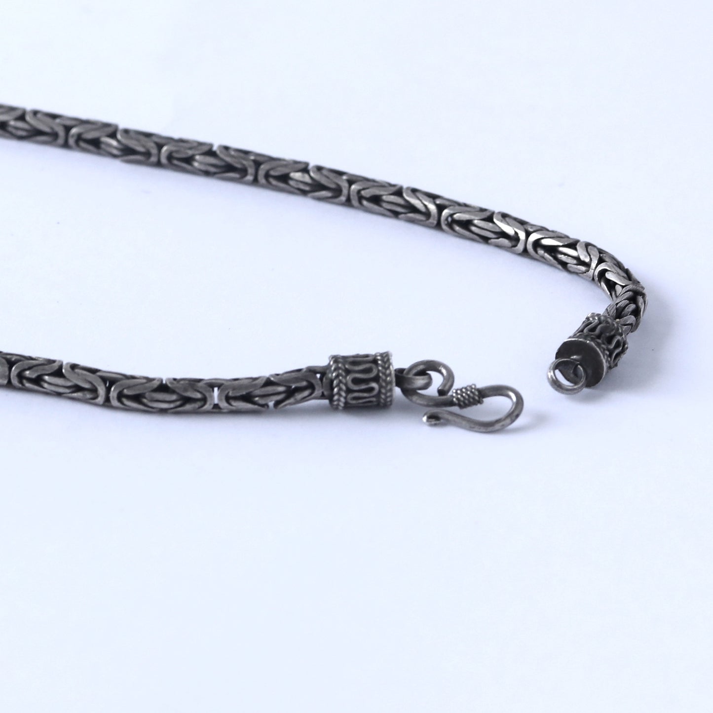 One-of-a-Kind Vintage Elegance: The Sterling Silver Byzantine  unisex Necklace by Suarti from the 70s