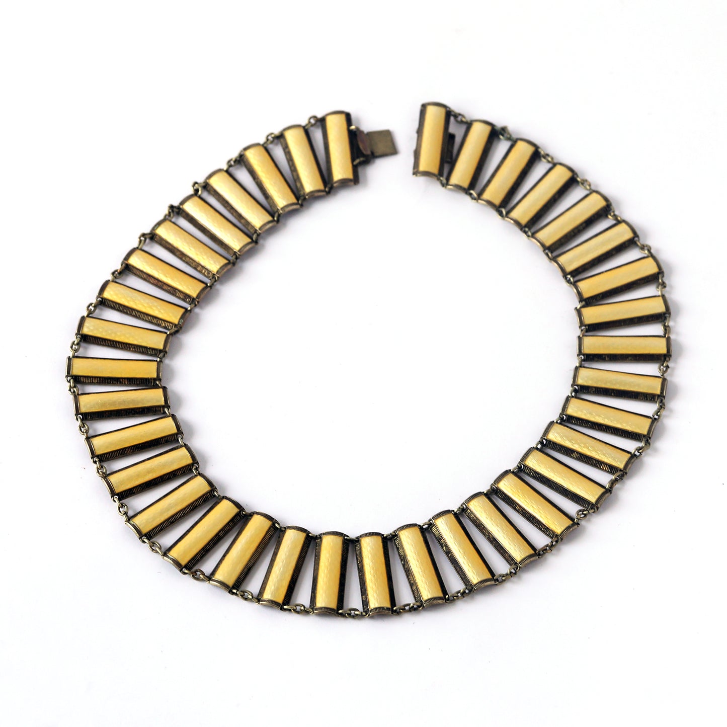 Vintage Danish Enamel Necklace, 1950s–60s – Signed Artist Piece | One of a Kind