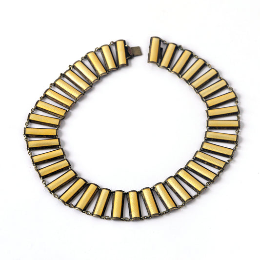 Vintage Danish Enamel Necklace, 1950s–60s – Signed Artist Piece | One of a Kind