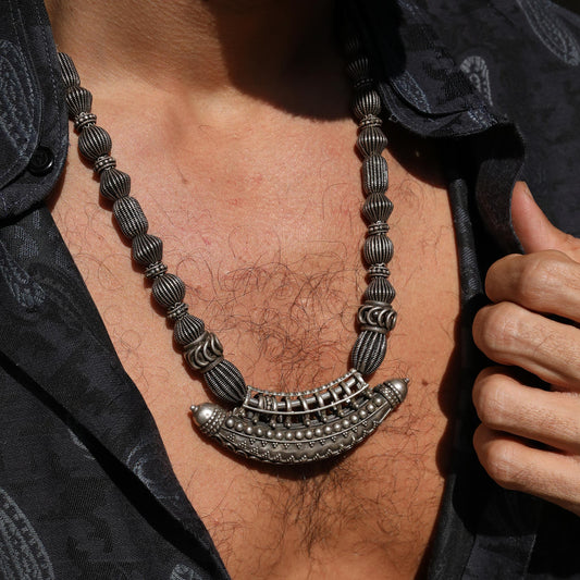 Silver Amulet Or Perfume Lavalier