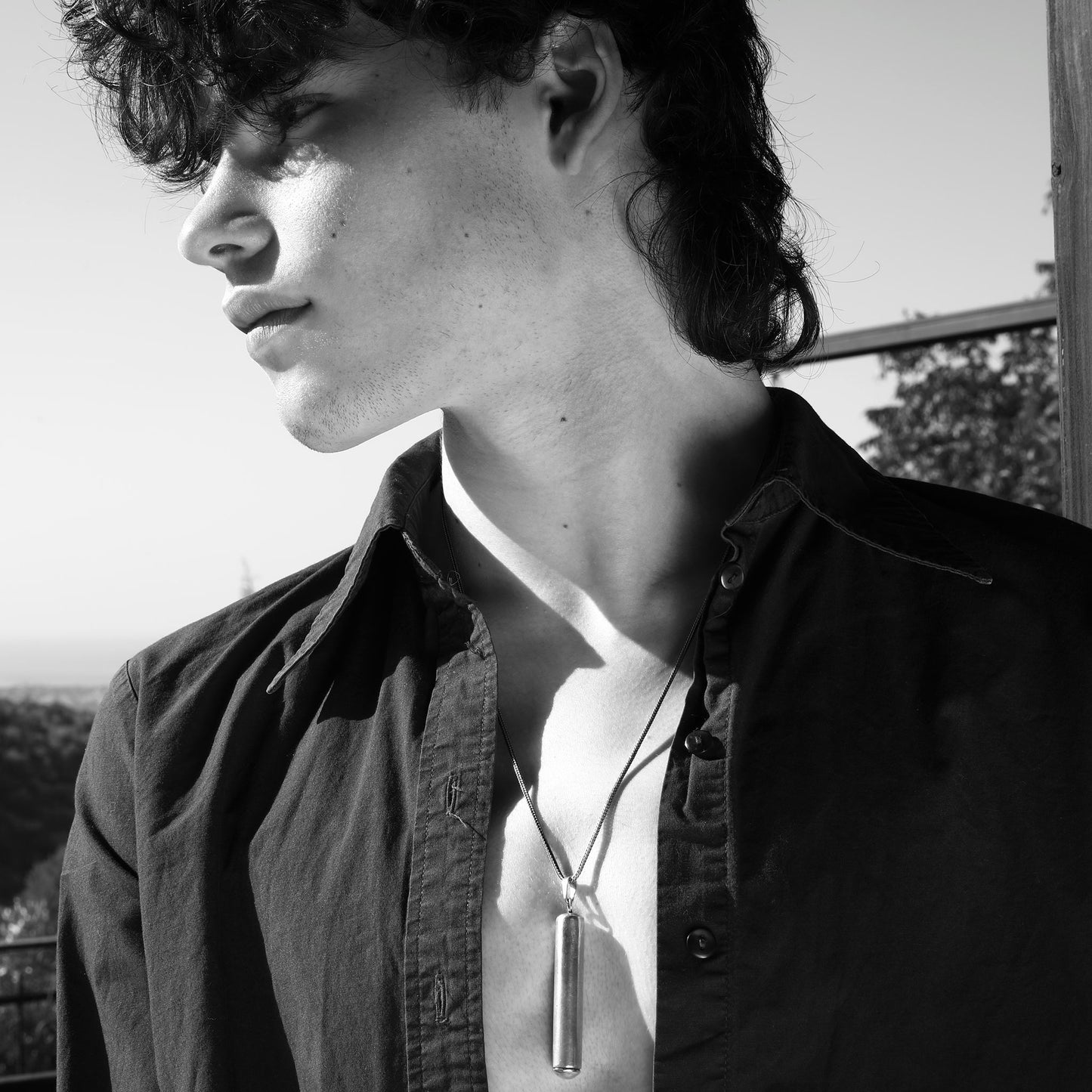 Modern Mezuza Pendant