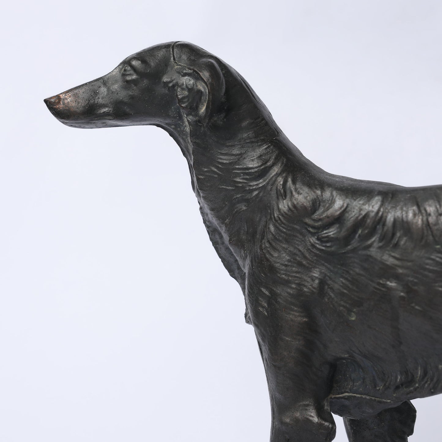 Bronze Statue Of A Ghost Dog (Sighthound )
