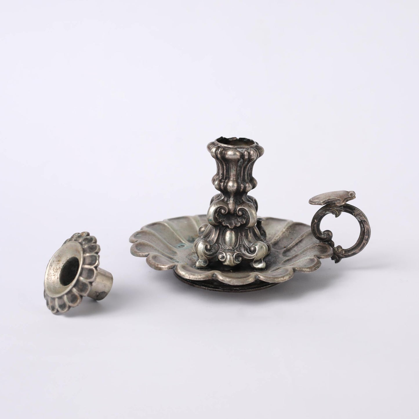 the Mid-19th Century German Silver Chambers-tick