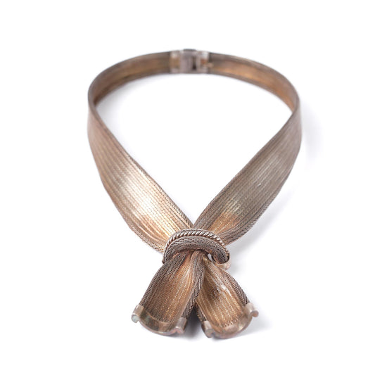 Zenfeld Mexico Bow Tie Necklace - silver 925