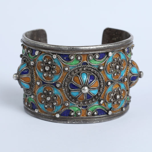 Andalus Silver Cuff Bracelet, Spain.