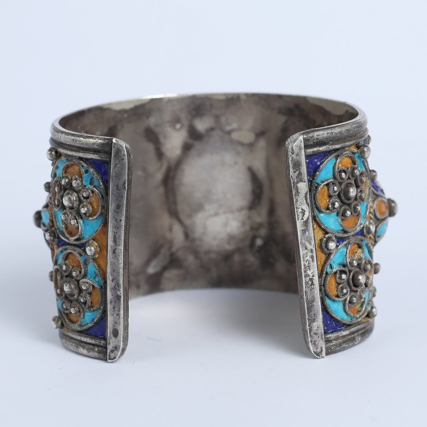 Andalus Silver Cuff Bracelet, Spain.