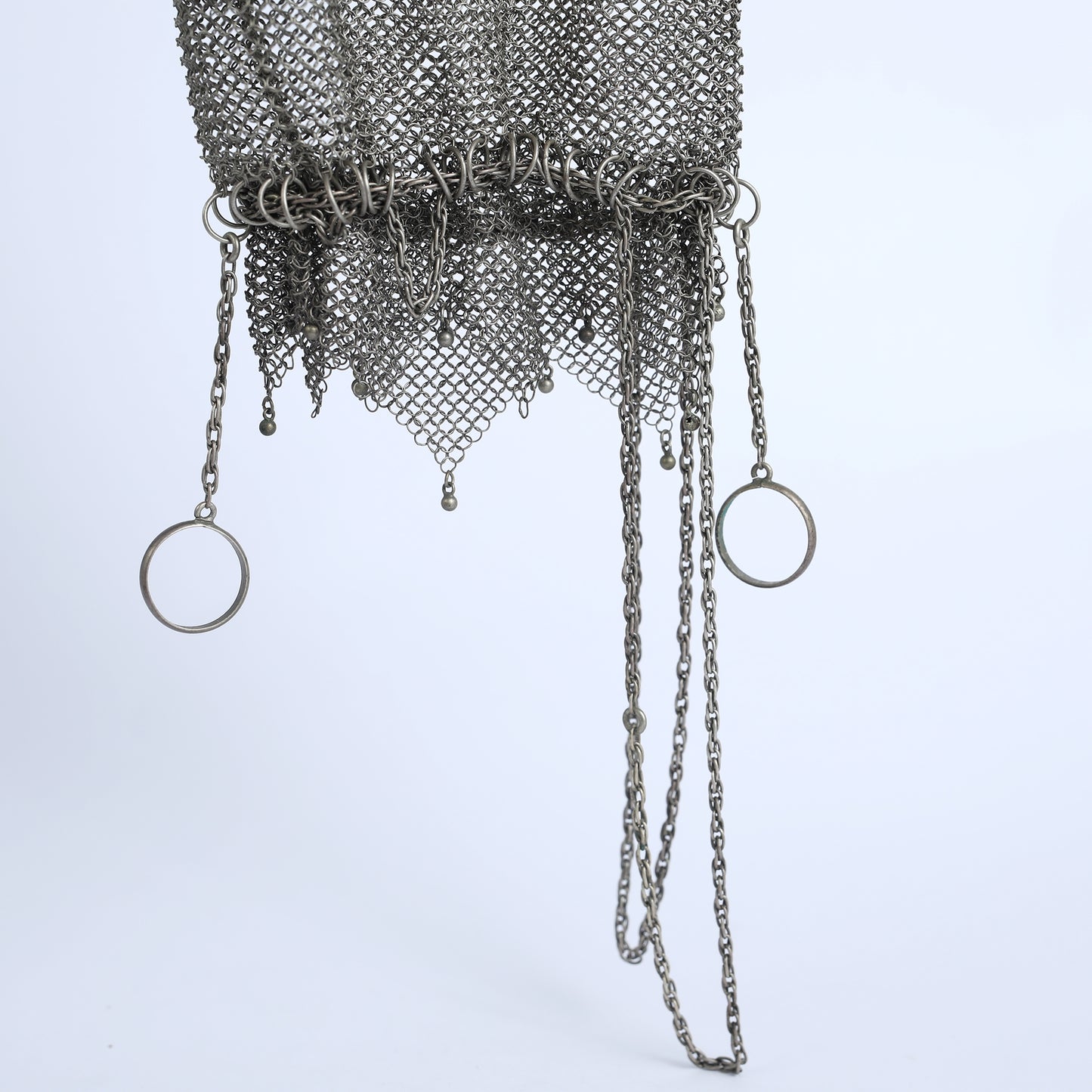 one of a kind Chatelaine Silver Purse