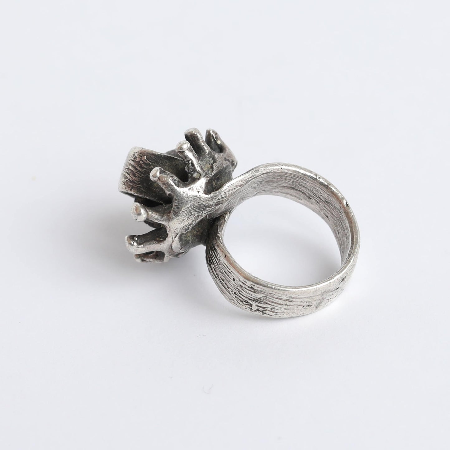 1950s Hand Made Israeli Silver Ring