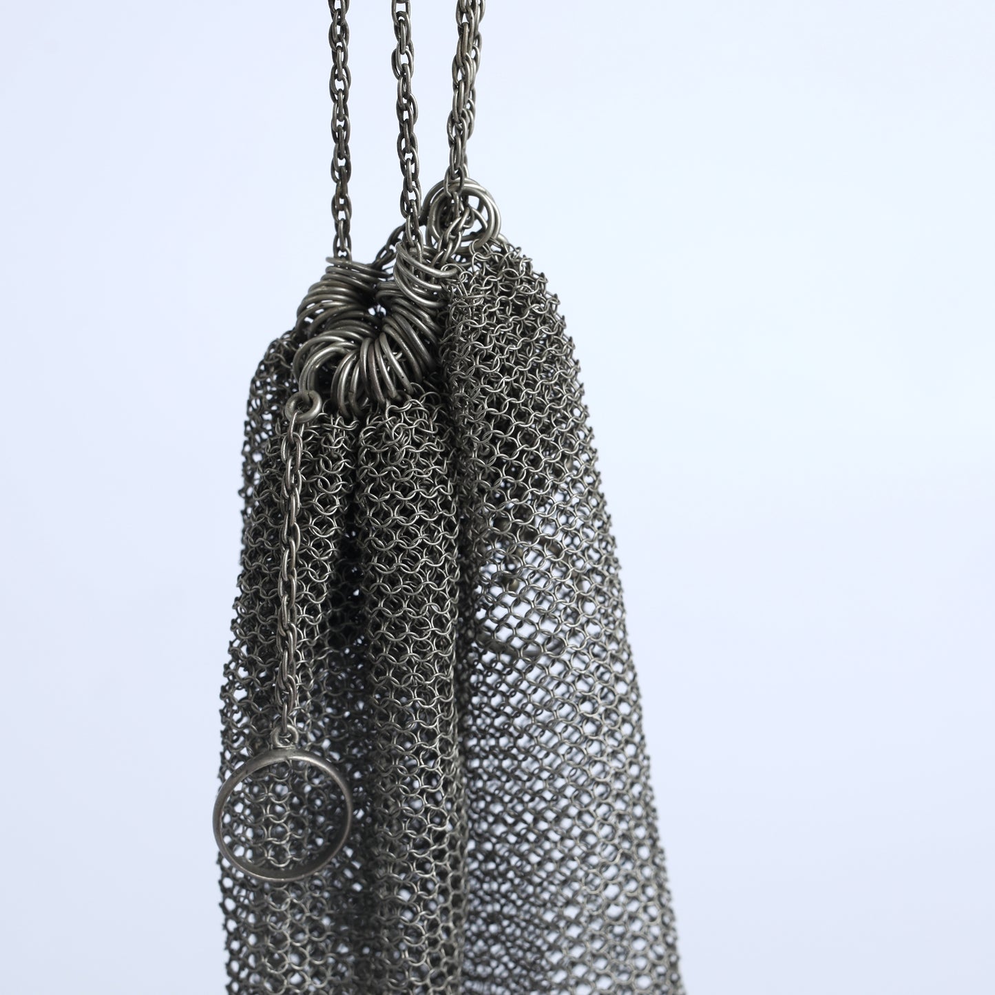 one of a kind Chatelaine Silver Purse