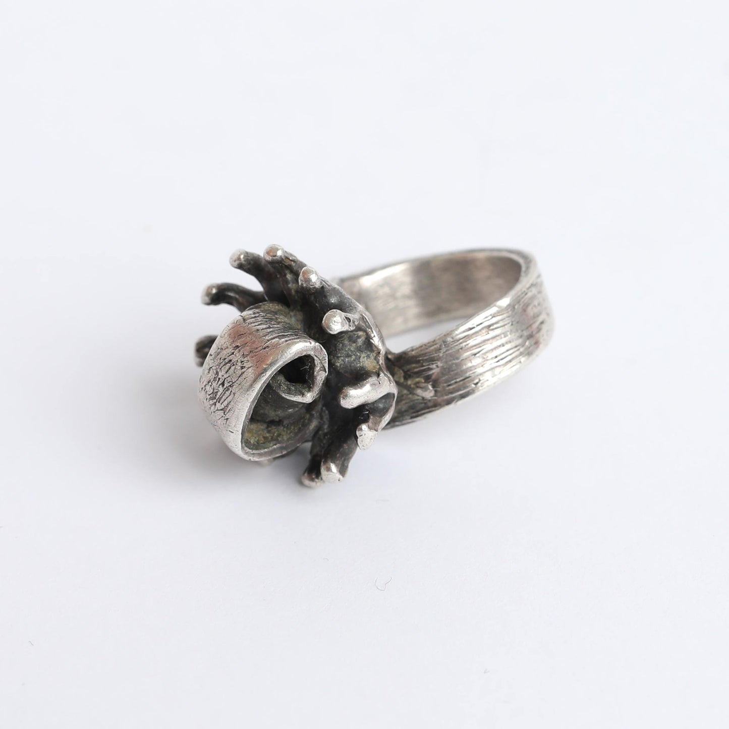 1950s Hand Made Israeli Silver Ring