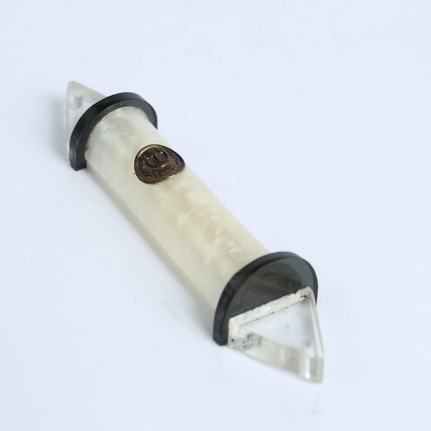 Pearl coluored Mezuzah