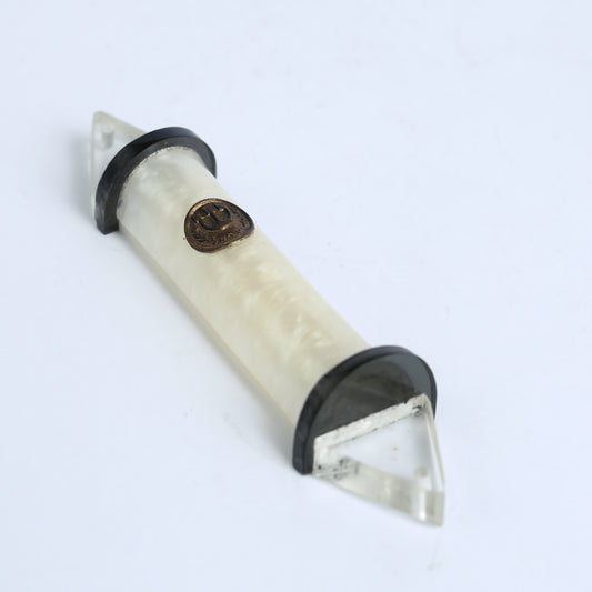 Pearl coluored Mezuzah