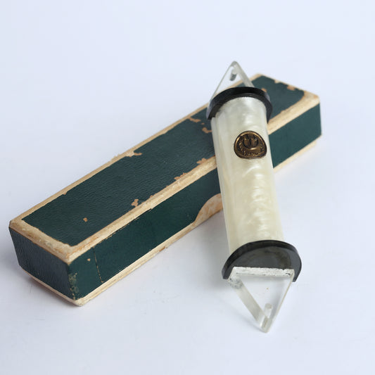 Pearl coluored Mezuzah