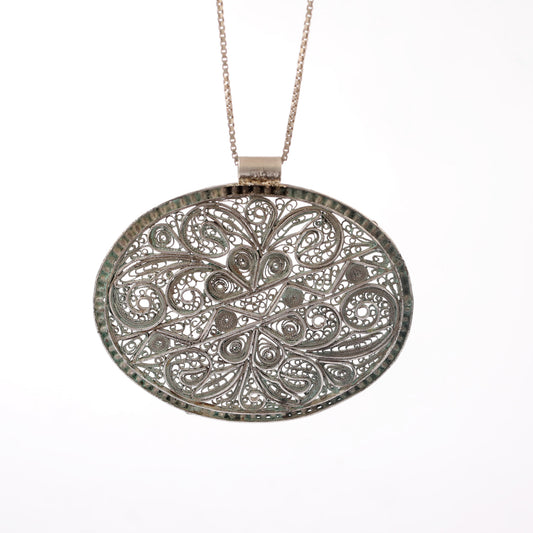 Silver Carthage Lavalier