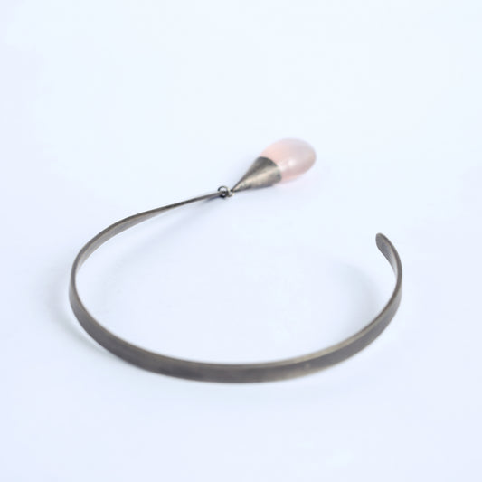 Rose quartz Drop