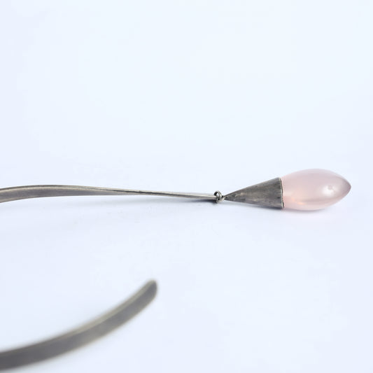 Rose quartz Drop