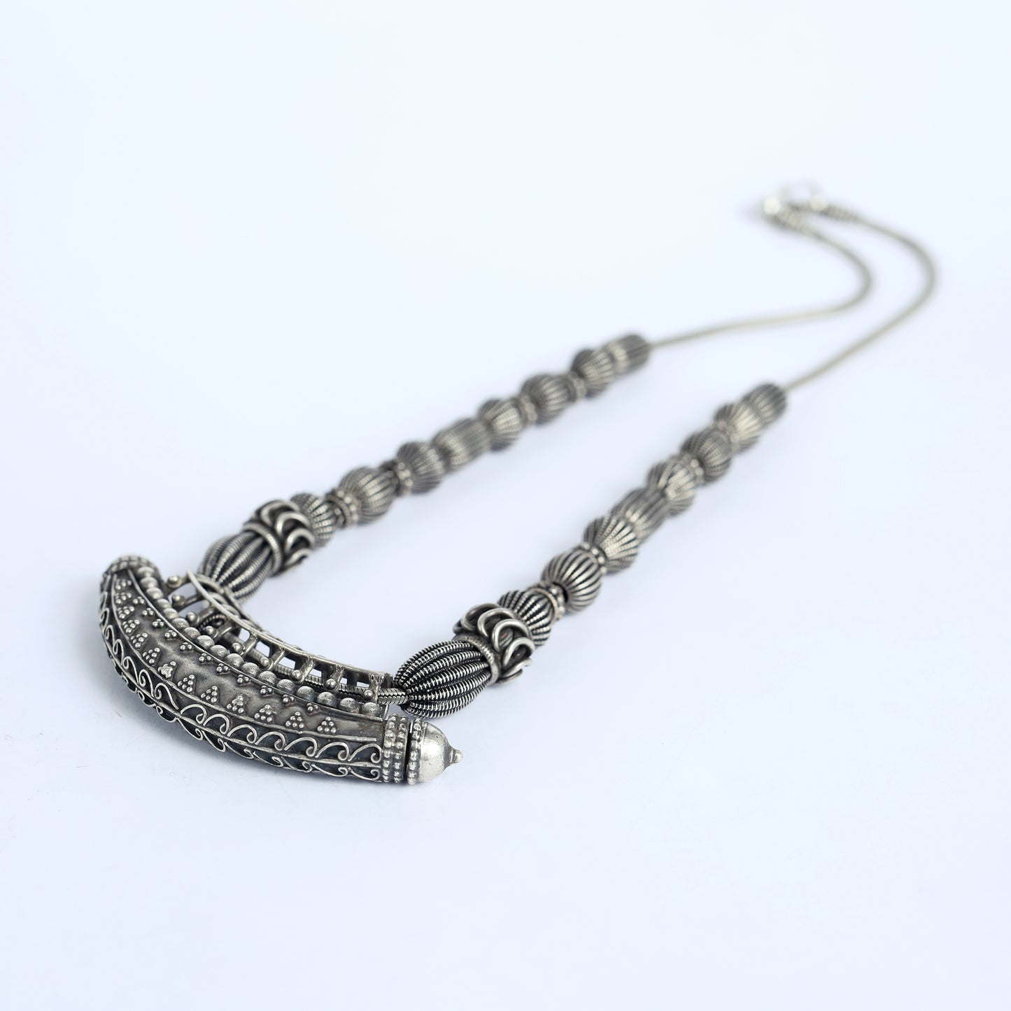 Silver Amulet Or Perfume Lavalier