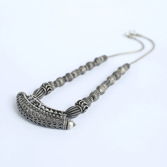 Silver Amulet Or Perfume Lavalier