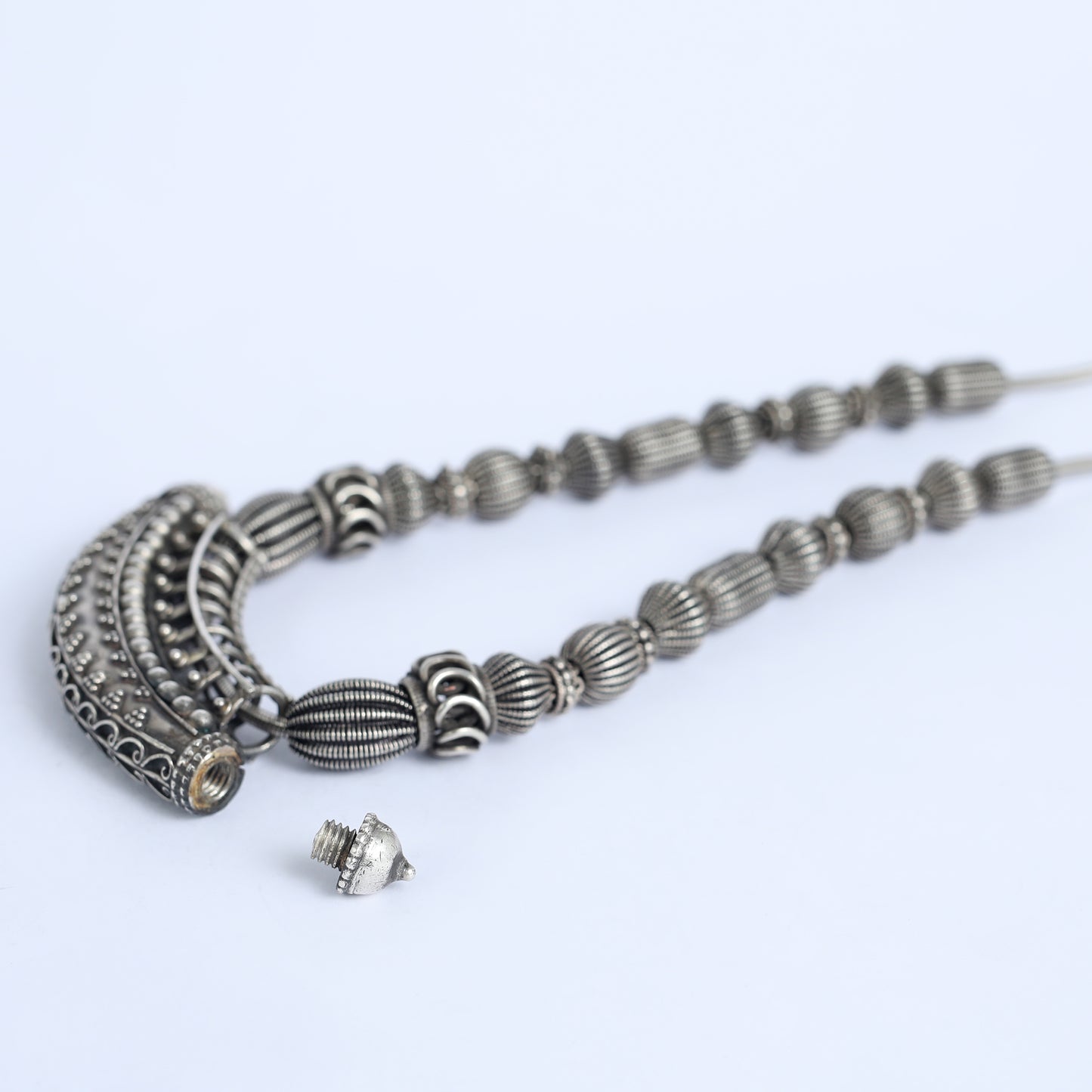 Silver Amulet Or Perfume Lavalier